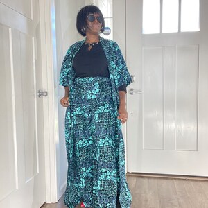 Ezinne African print duster main image 1