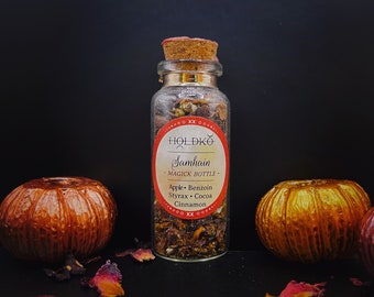 Samhain Magick rökelseflaska: Halloweenritualblandning