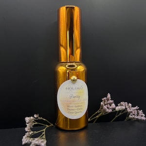 PURITY natural smudge room spray for aura cleansing, meditation spray, witchy witchcraft, crystal spray, purification, smudging spray