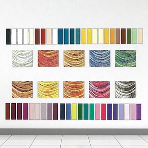 Madeira Mouline Egyptian Cotton Hand Embroidery Thread, Codes 2400-2714