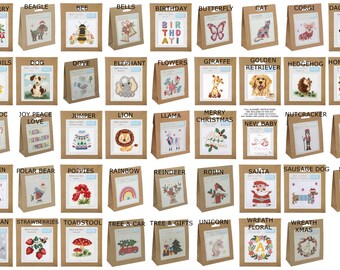 Mini Cross Stitch Kits. FULL RANGE. Trimits Kits. Entire Range In One Place. Great Craft Gift Or Easy Project To Enjoy Yourself.