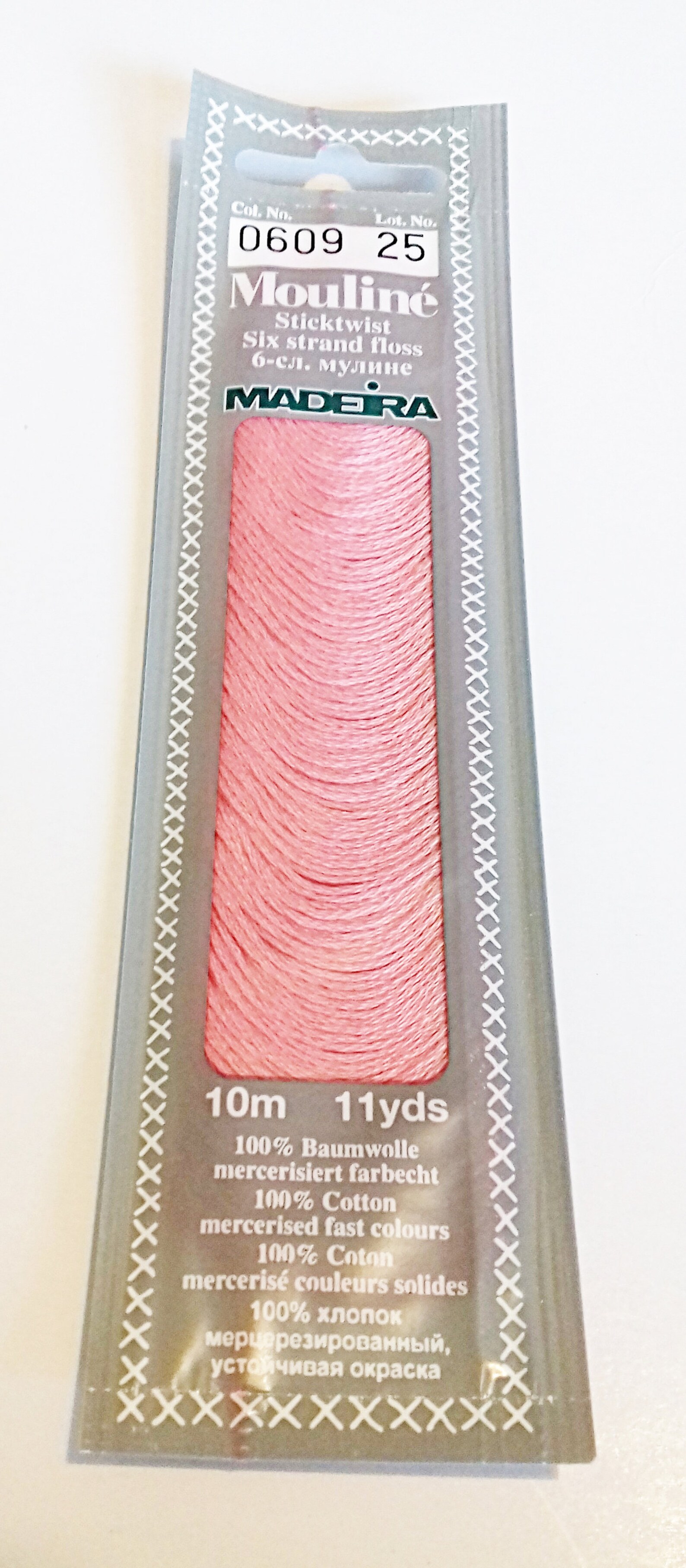 Madeira Mouline Egyptian Cotton Hand Embroidery Thread (codes 0601-1014 ...