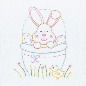 Kit per biglietti d'auguri pasquali a forma di coniglietto di Anchor. Kit fuori produzione. Kit per lavoretti pasquali. Crea il tuo biglietto d'auguri pasquale. Biglietto di Pasqua RDK43