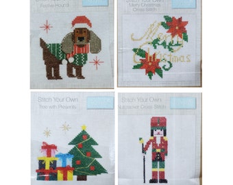 Mini Cross Stitch Kits.  REDUCED PRICE Due To Damaged Packaging. Kits Are Intact And Undamaged. Trimits Cross Stitch Kits