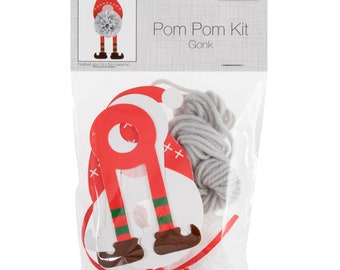 Pom Pom Decoration Kit: Christmas. Gonk