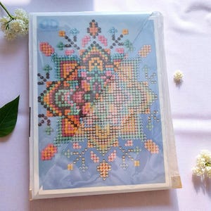 Diamond Dotz Greetings Card. Mandala Diamond Painting Kit DDG.022