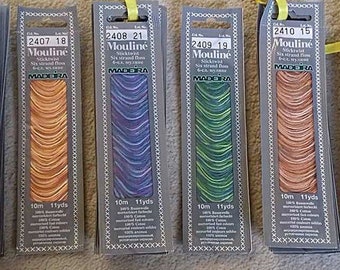 Madeira 2400s-2700s Madeira Mouline Hand Embroidery Threads. FULL Range Available In My Shop In Embroidery Thread Section.