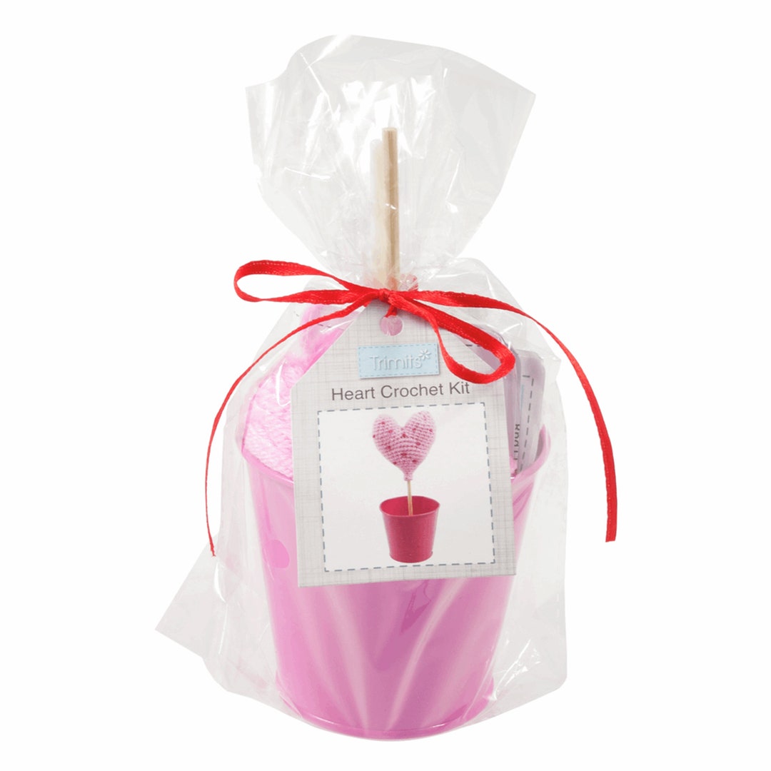 Heart Crochet Kits. Make Your Own Sweet Heart With This Lovely Complete ...
