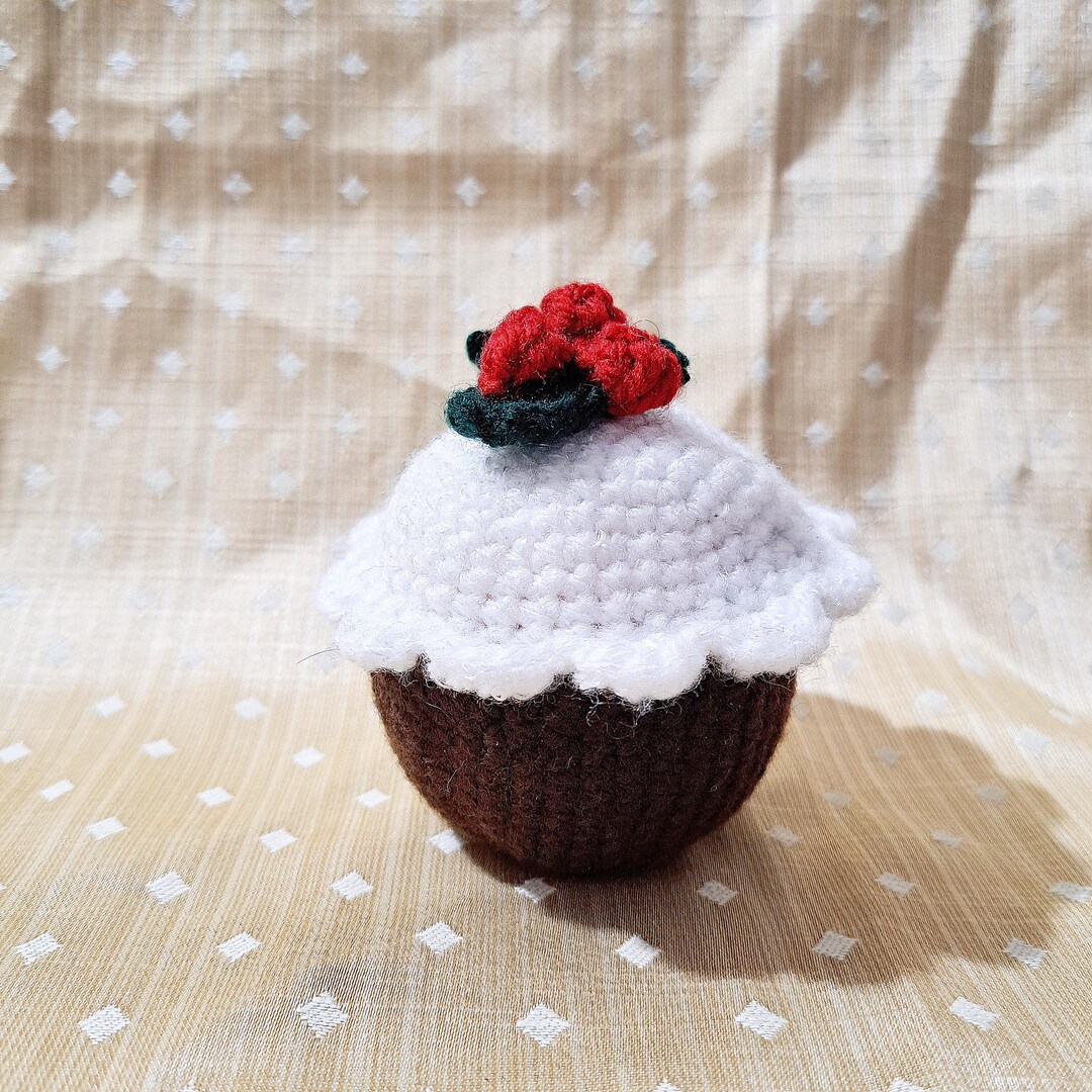 Hand Crocheted Christmas Pudding. Hand Made by Blind Artist. Xmas Pud