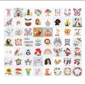 Trimits Mini Counted Cross Stitch Kit - various Trimits Mini Counted Cross Stitch Kit - various