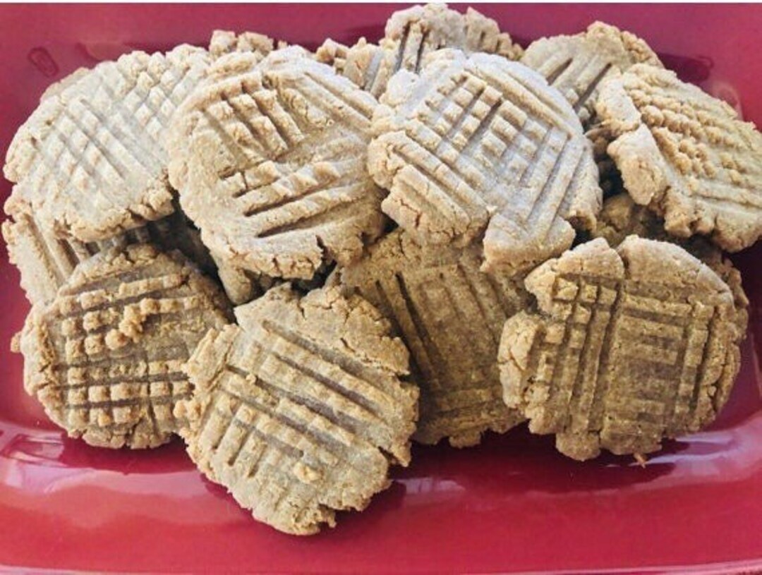 Thanksgiving Vegan Keto Peanut Butter Cookies dairy & Egg Etsy