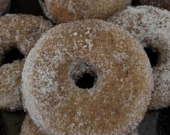 Large Apple Cider Donuts with Cinnamon Sugar ** Fall Favorite Available Year Round****