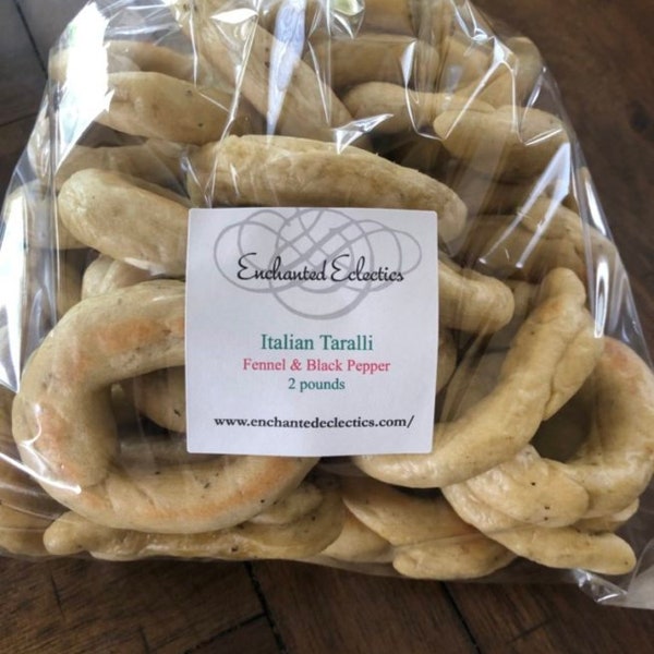 Italian Taralli *Southern Italian Snack Crackers* * Mothers Day Place Order By May 4