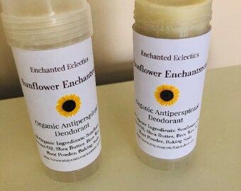 SunFlower Enchantment **All Natural** Organic Deodorant  * Aluminum Free *