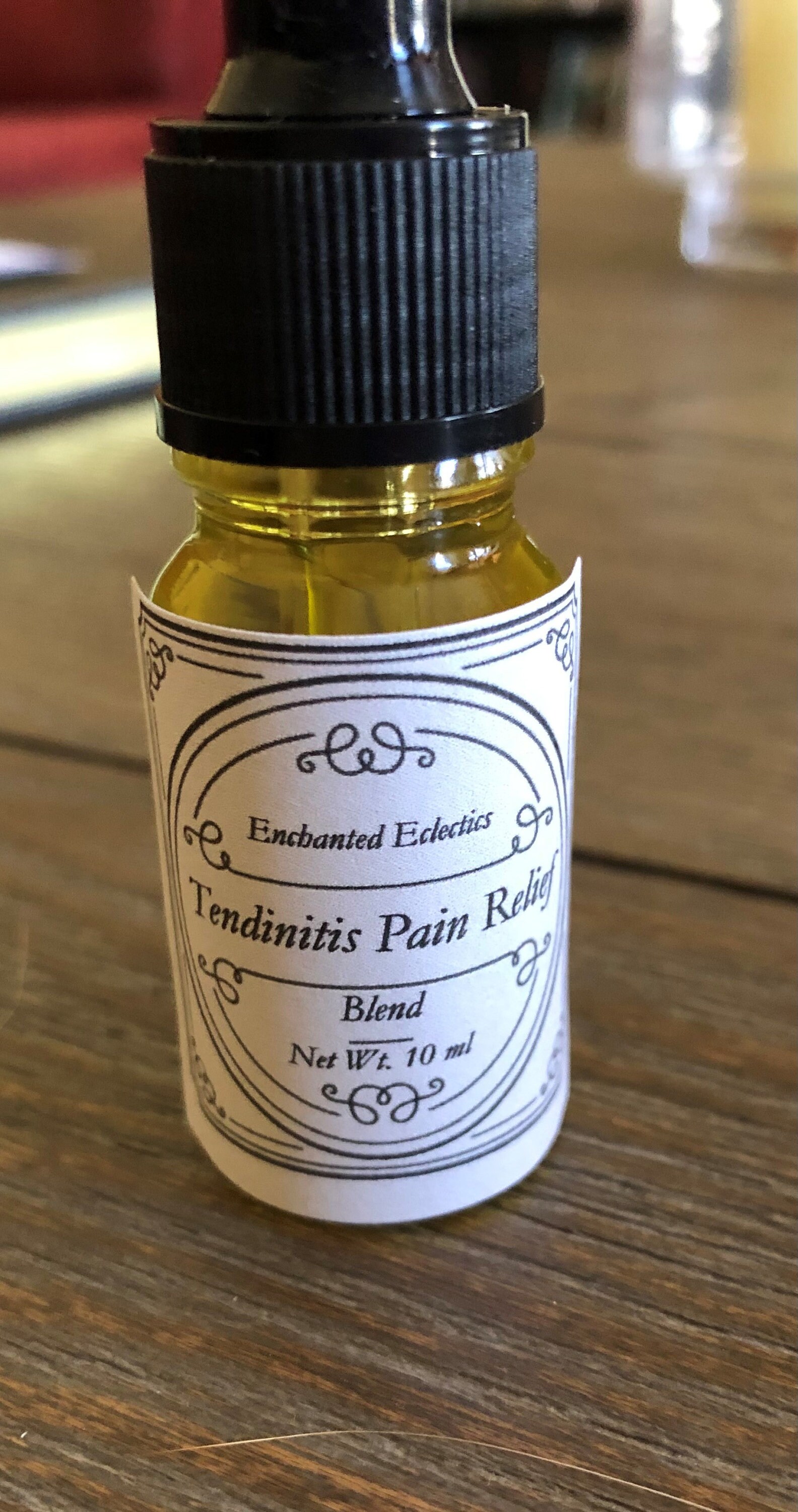 Tendinitis Pain Relief Oil Blend massage Oil Etsy