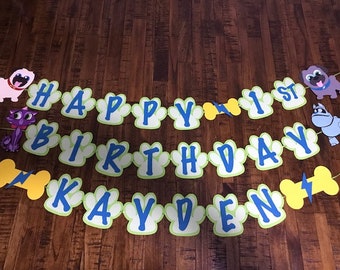 Puppy Dog Pals Birthday Banner