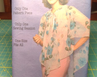 Butterick 5399 Pattern Super One Misses Top One Piece Vintage 80s UNCUT one size