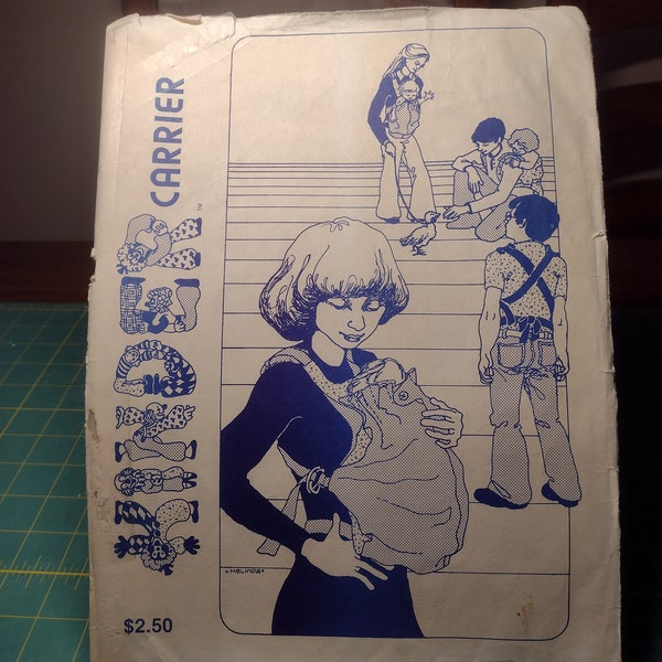 Kinder Carrier Pattern UNCUT Vintage 70s