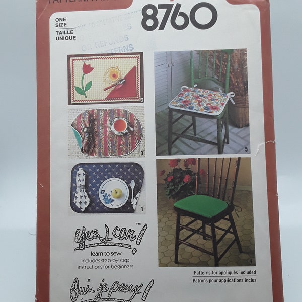 Chair Pad Pattern Etsy