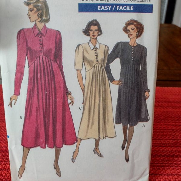 Vogue 7655 Pattern Misses Maternity Dress, UNCUT, size 12-14-16, Vintage 80s