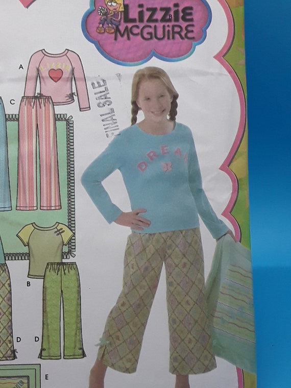 Simplicity 4974 Pattern Girls/girls Plus Pants, Knit Top, Blanket