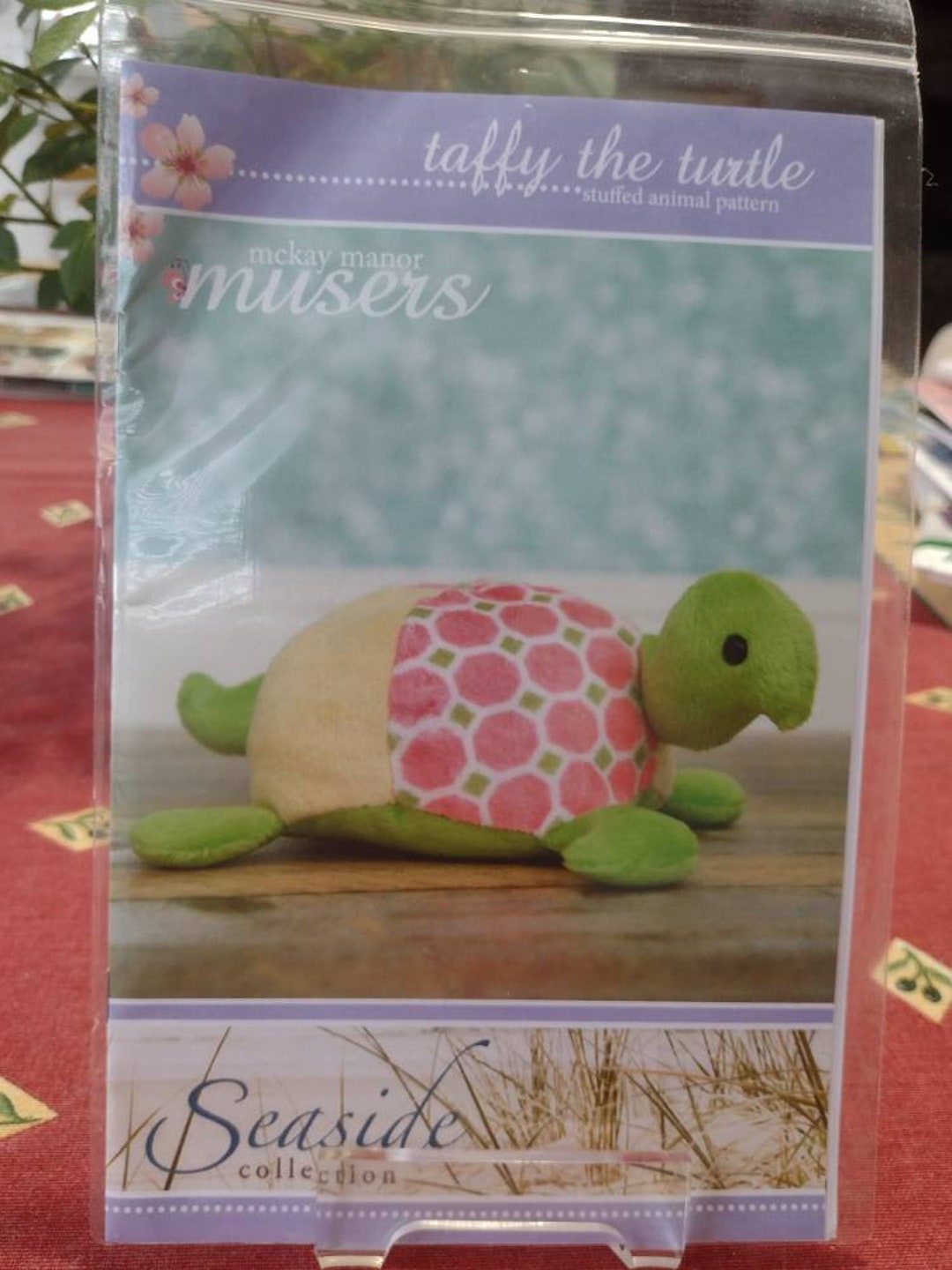 Mckay Mano Musers Pattern Seaside Collection, Taffy the Turtle, Stuffed