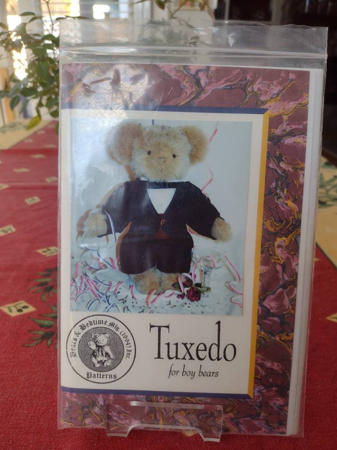 Bears & Bedtime Mfg Patterns Tuxedo for Boy Bears UNCUT Etsy