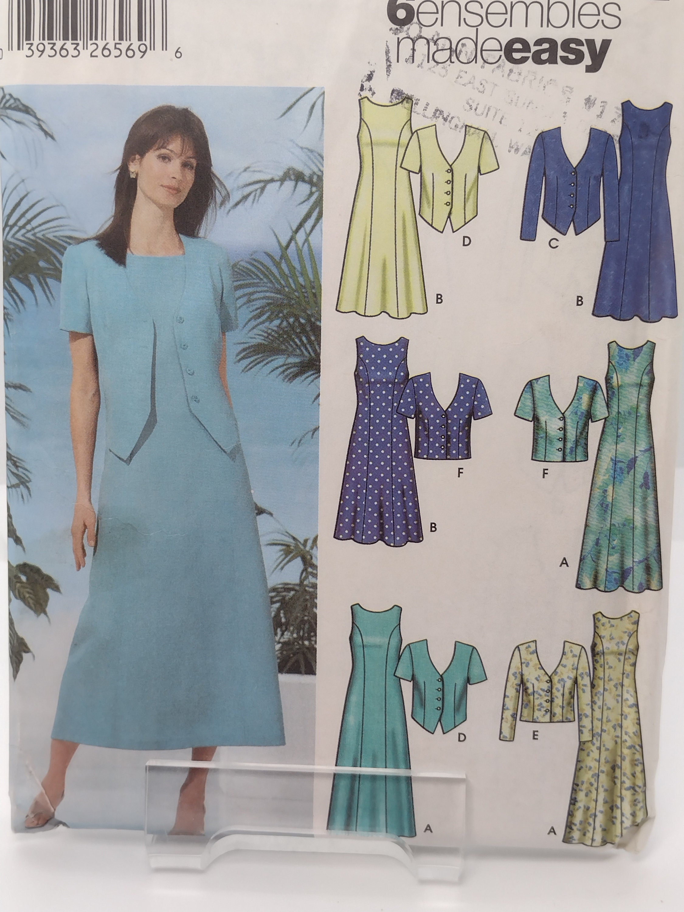 【35%OFF】 Simplicity 5660 Jacket and Dress Misses/womens Pattern 裁縫材料