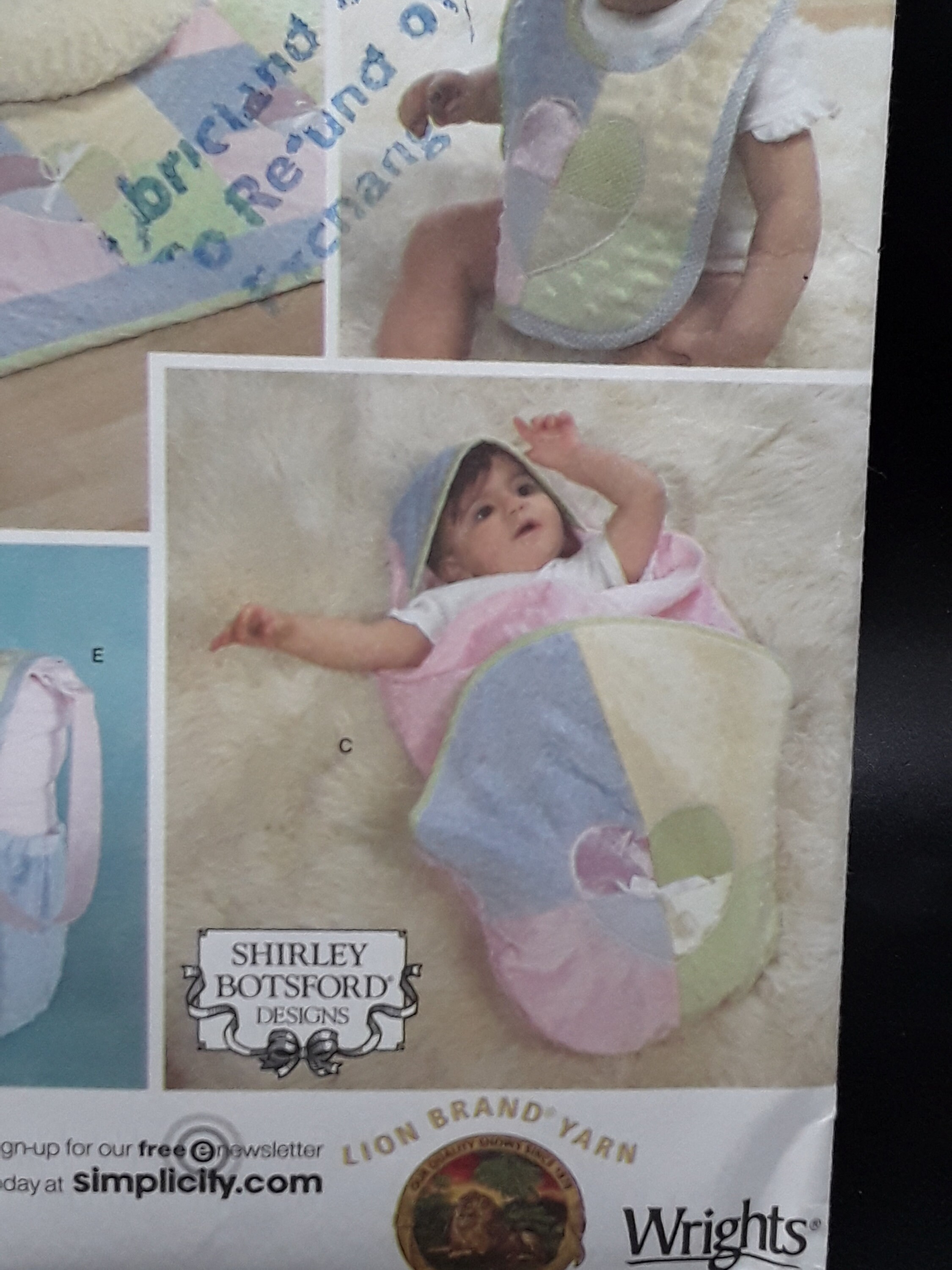 Simplicity 4202 Pattern Baby Accessories Quilt Pillow cover | Etsy