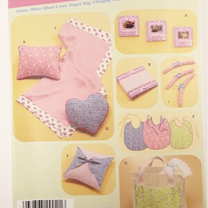 Simplicity 4642 Patterns for Baby Gifts UNCUT
