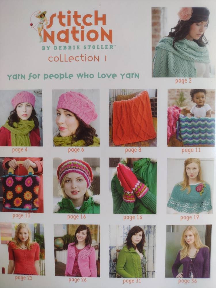 Stitch Nation Debbie Stoller Collection 13 Knit & Crochet - Etsy Canada