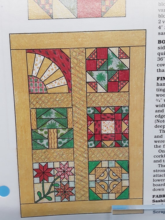 Sampler Quilt Pattern Old Maid's Puzzle Spinning Spools - Etsy