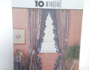 Simplicity 8419 Home Decor 10 Windows, illustrated cards with instructions