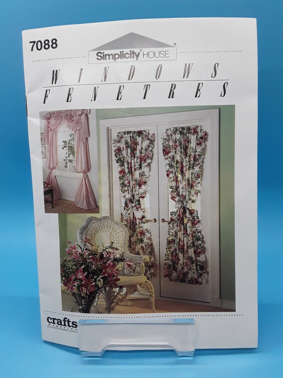 Simplicity 7088 Window Covering Patterns Prisciilla Door Etsy