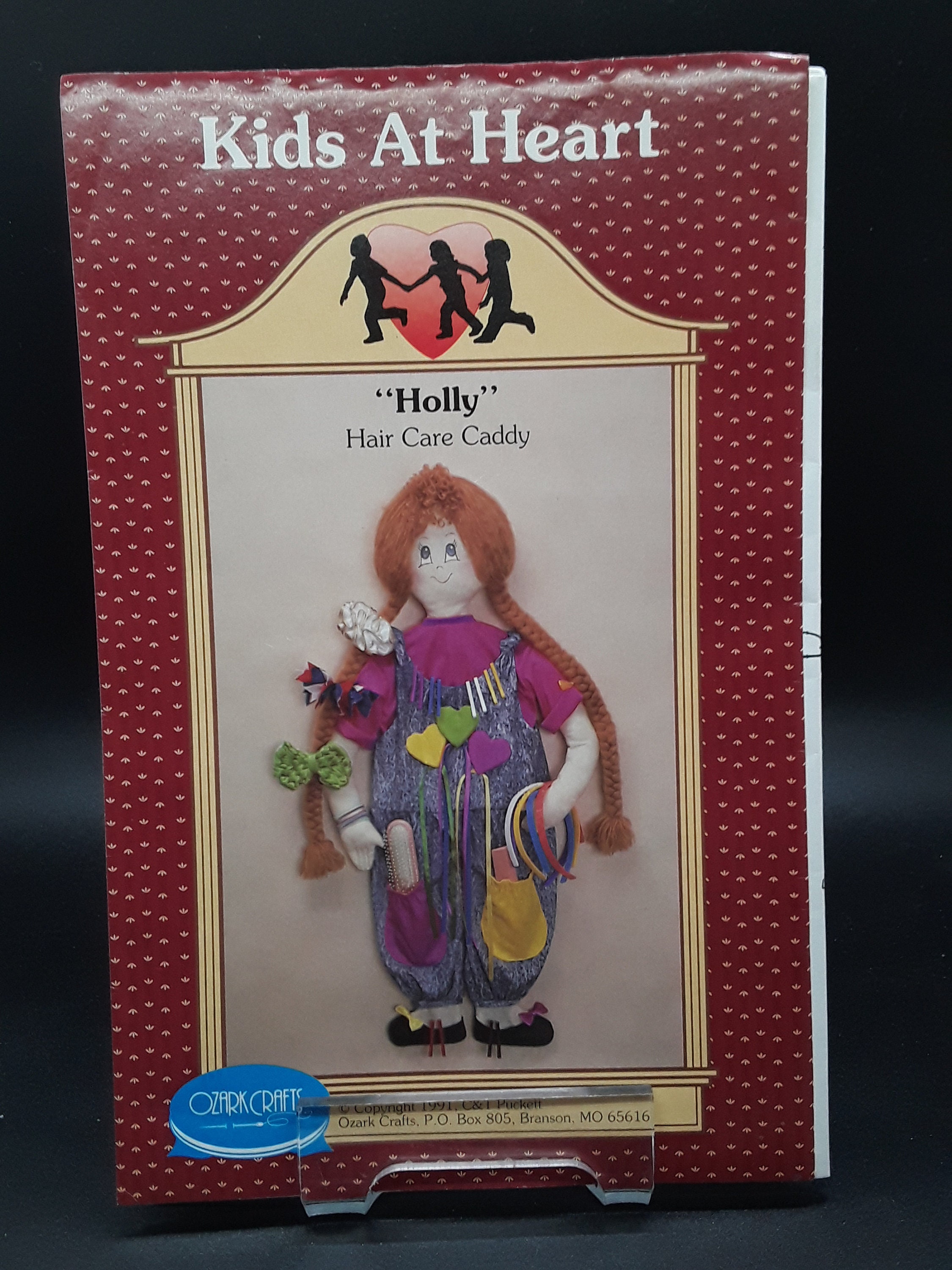 Kids at Heart holly Hair Care Caddy Pattern UNCUT Girls of All Ages  Birthday Gift 