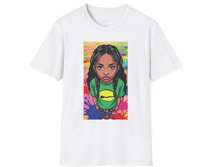 Vibrant Graphic Tee: Unisex Ring-Spun Cotton Art T-Shirt