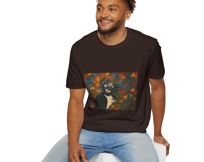 Abstract Art Softstyle T-Shirt: Unisex Graphic Tee