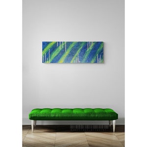 12361.5 Borealis, Australis Maybe large textured abstract acrylic painting on canvas Ready-to-hang abstract art painting decor image 1