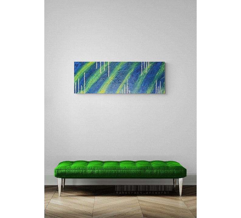 12361.5 Borealis, Australis Maybe large textured abstract acrylic painting on canvas Ready-to-hang abstract art painting decor image 1