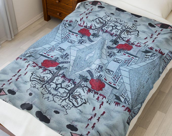 Velveteen Plush Blanket: Cozy Home Decor, Winter Relaxation