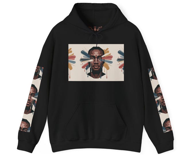 Artistic Graphic Hoodie: Unisex Streetwear Sweatshirt