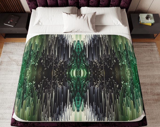 Cozy Sherpa Fleece Blanket: Two-Tone Soft Throw, Home Decor