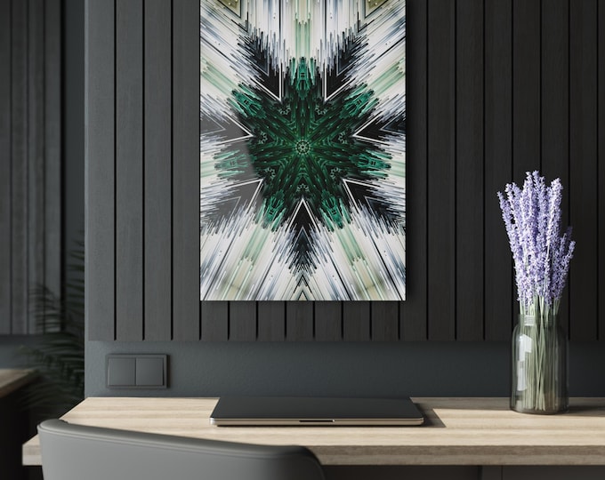 Vibrant Acrylic Wall Art Print: Modern Abstract Home Decor