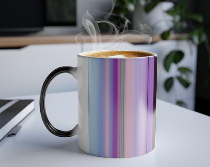 Color Morphing Coffee Mug: Heat-Sensitive Ceramic, Unique Kitchen Decor