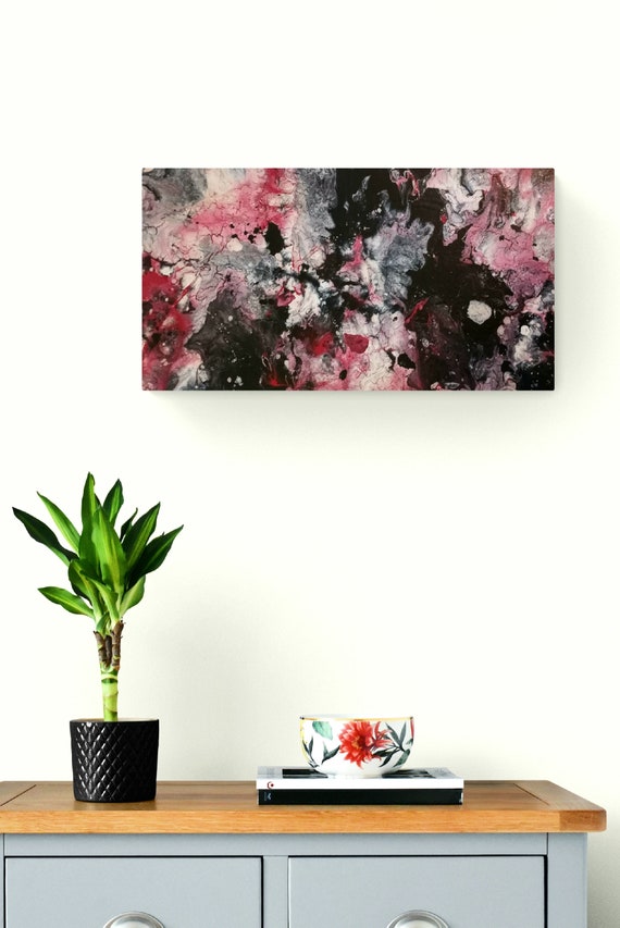 Original Abstract Painting Unframed Artwork Ready-to-hang Abstract Painting