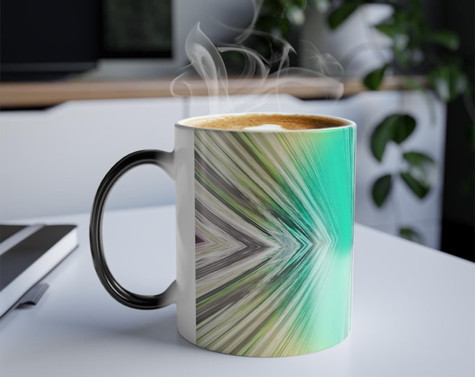 Color Changing Coffee Mug: Heat-Sensitive Art, Modern Kitchen Decor