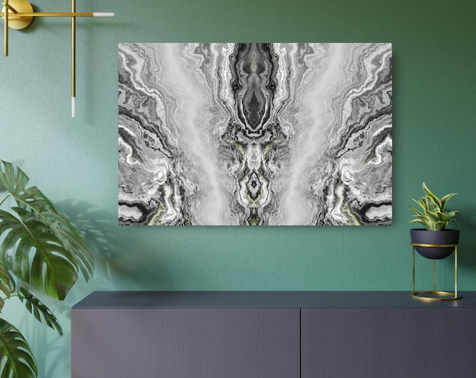 Modern Metal Art Sign: Abstract Home & Office Decor