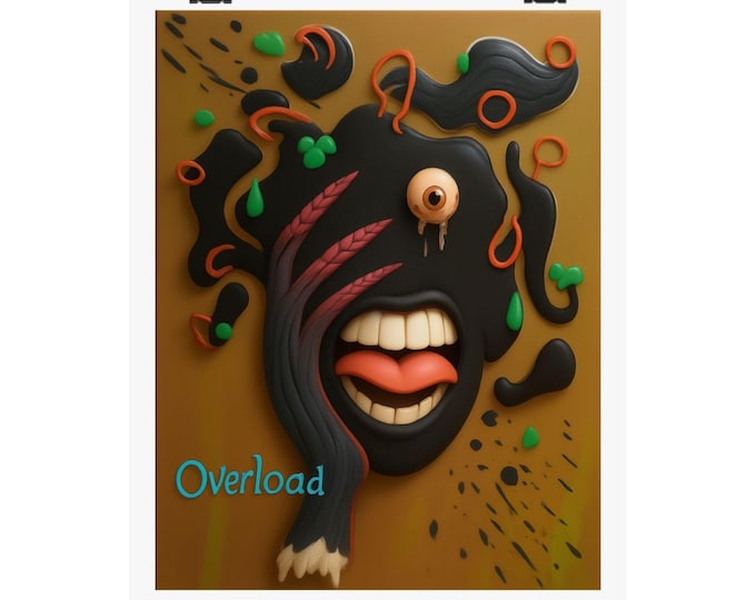 Matte Vertical Art Poster: Modern Giclée Print for Home Decor