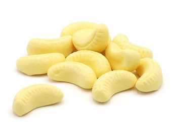 Barratt mini banane in schiuma Sweet Pouch Sweets Candy Pick N Mix Regalo di compleanno Festa della mamma, Anniversario