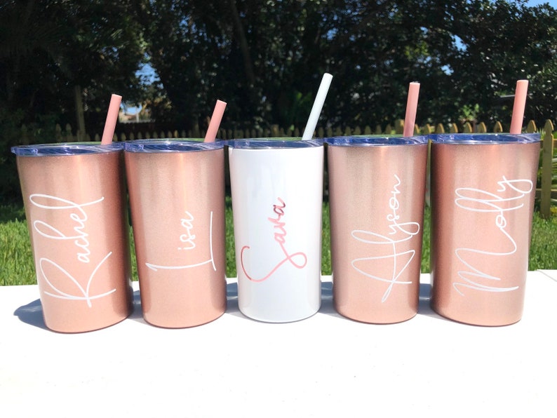 Personalized Tumbler / Mini Skinny Tumbler / Custom Tumbler / Etsy